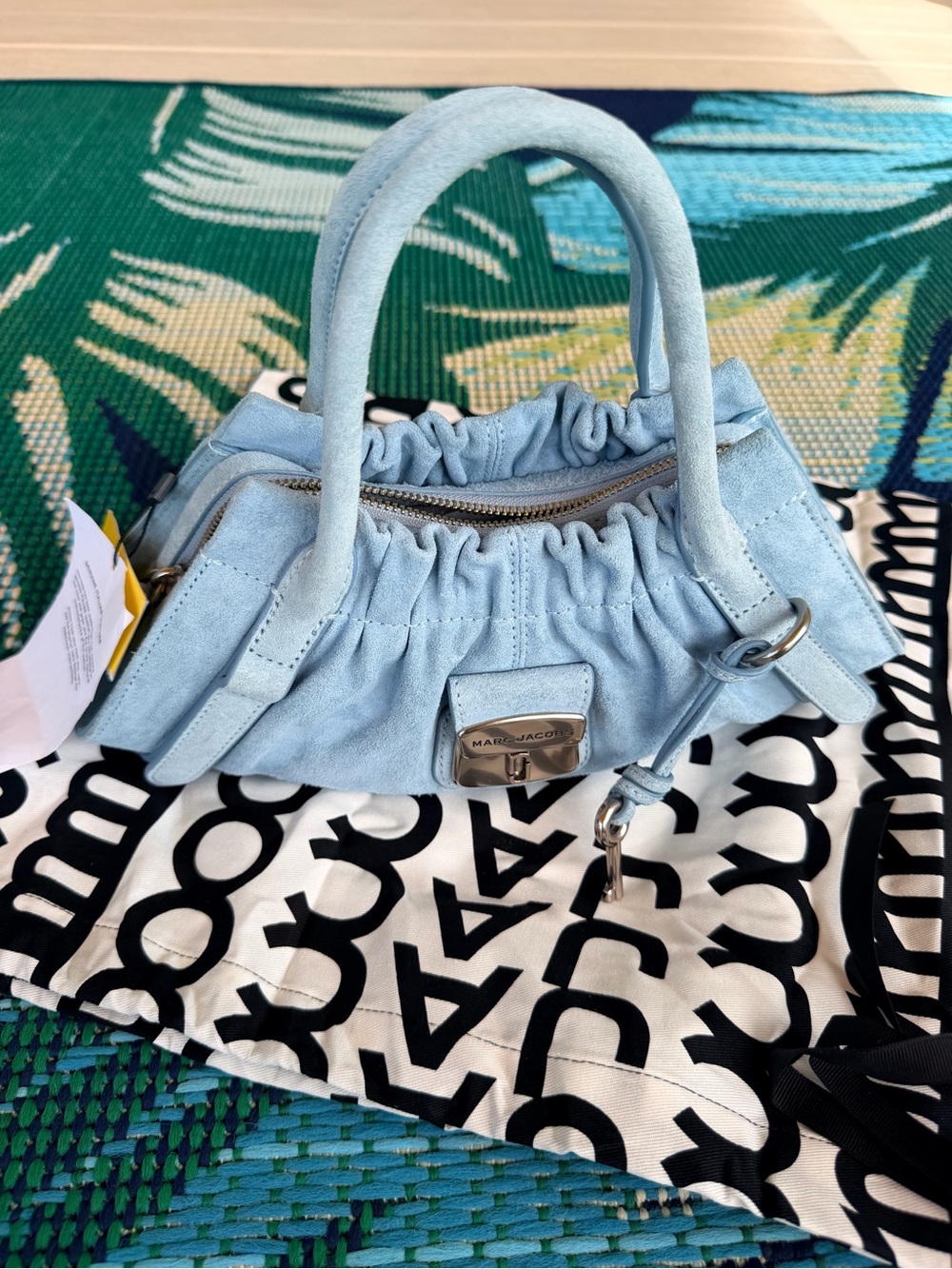 Marc Jacobs Women's The Suede Cristina Small Satchel Bag